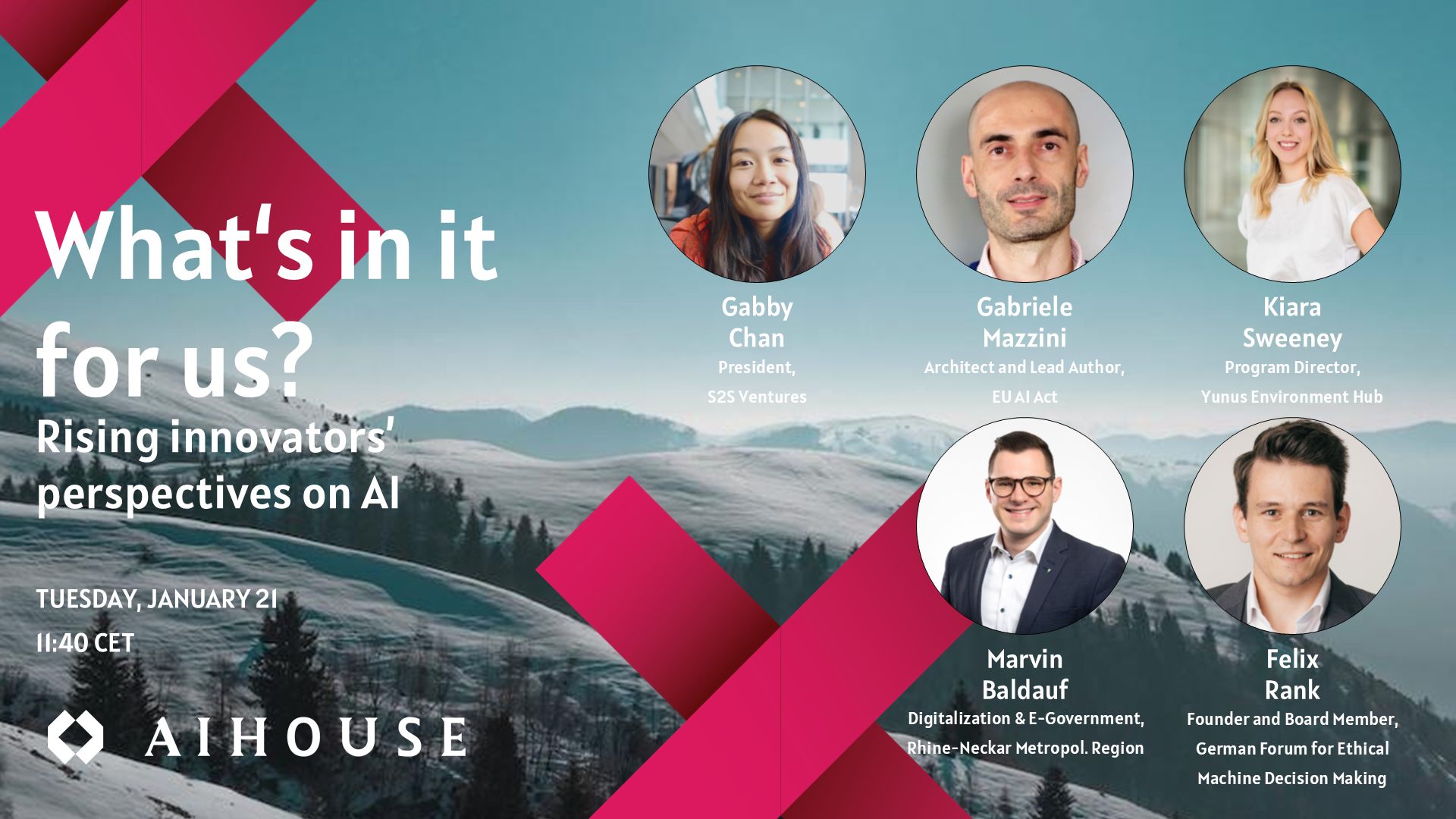 Roundtable floor at AI House Davos 2025