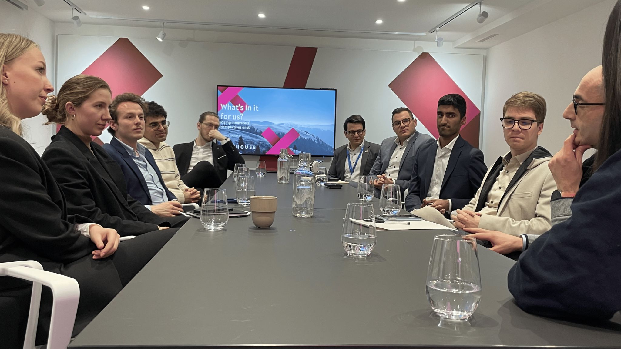 Panel discussion at AI House Davos roundtable 2025