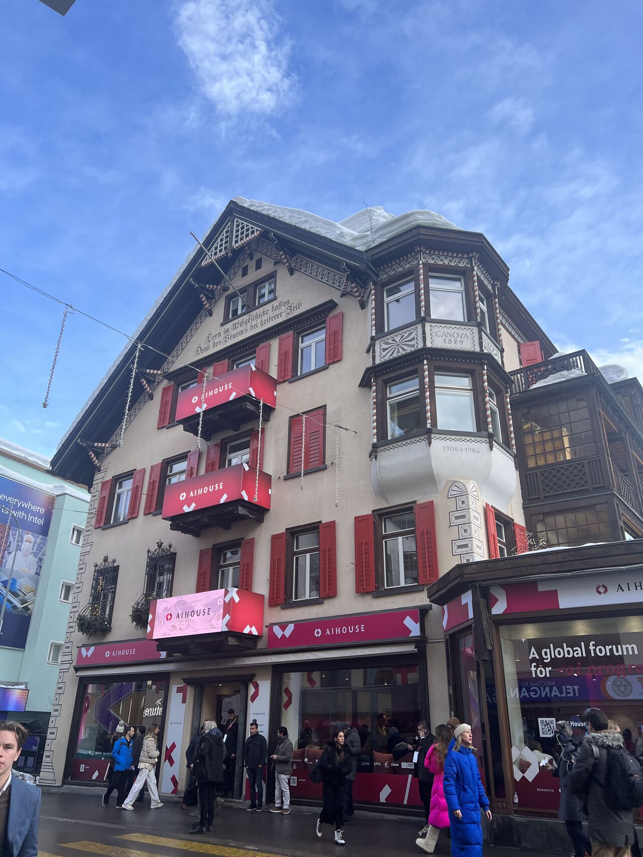 Onepager introduction at AI House Davos