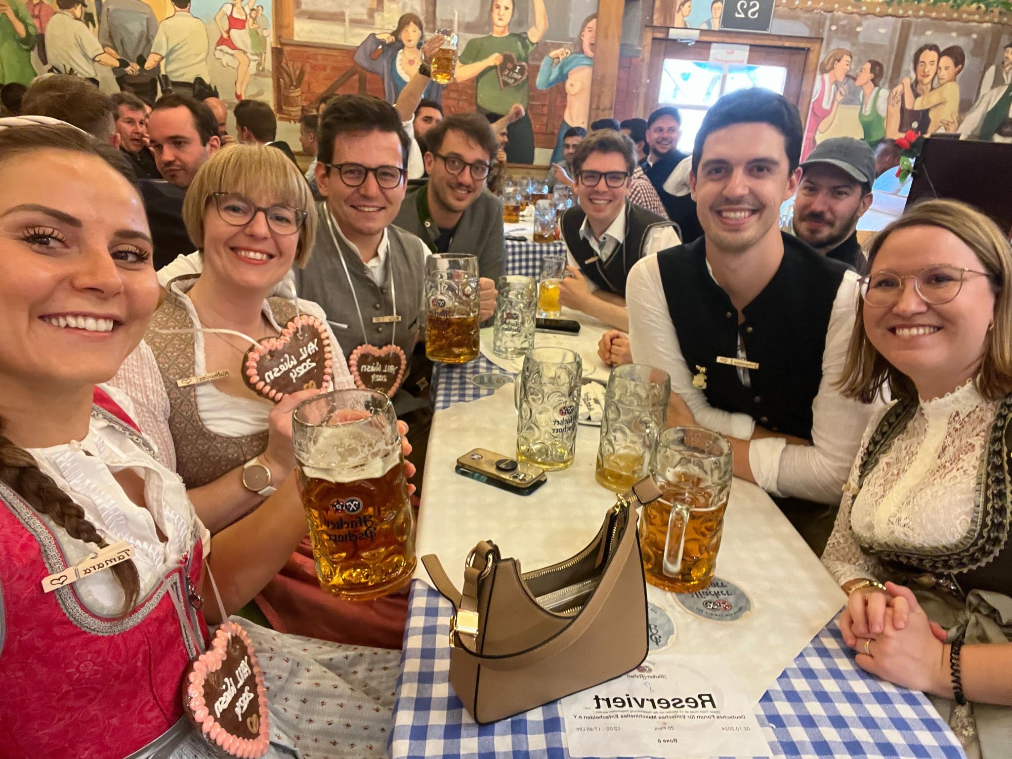 Young AI Leaders celebrating at Wiesn 2024